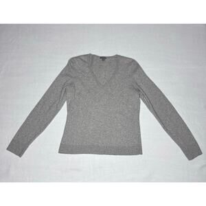 Ann Taylor Gray Sweater Shirt